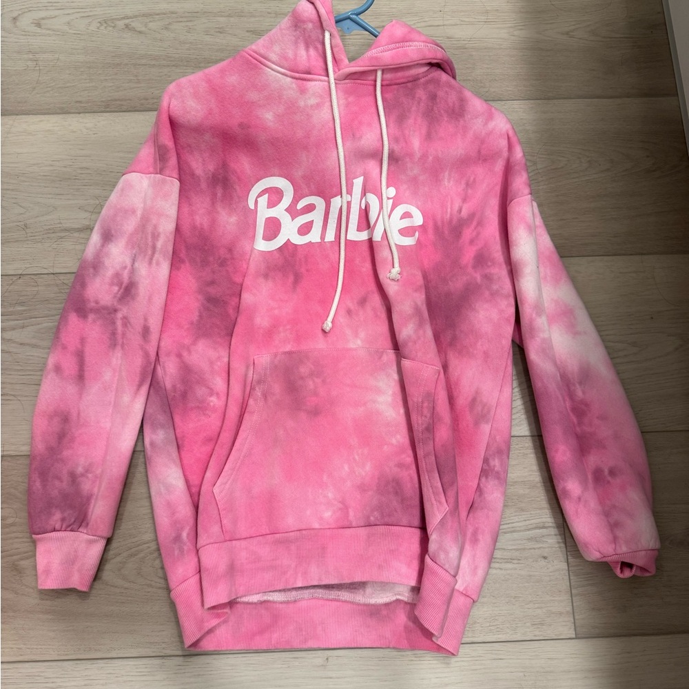 Forever 21 Pink Tie-Dye Hoodie